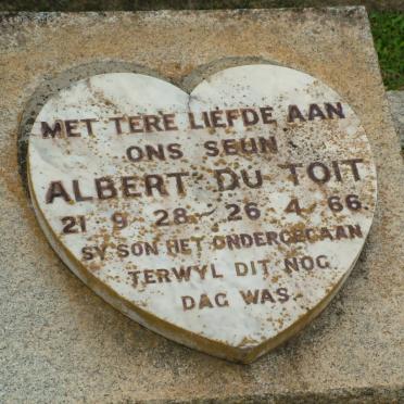 TOIT Albert, du 1928-1966