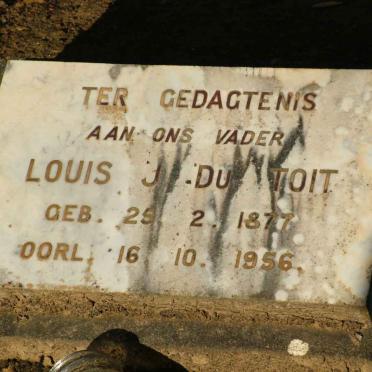 TOIT Louis J., du 1877-1956
