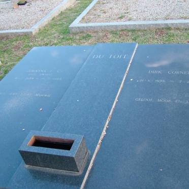 TOIT Dirk Cornelis, du 1898-1977 &amp; Johanna C.C. SWART 1899-1984