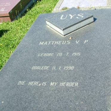 UYS Mattheus V.P. 1915-1998