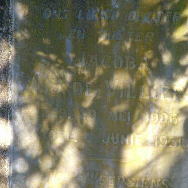 VILLIERS Jacoba M.J., de 1906-1931
