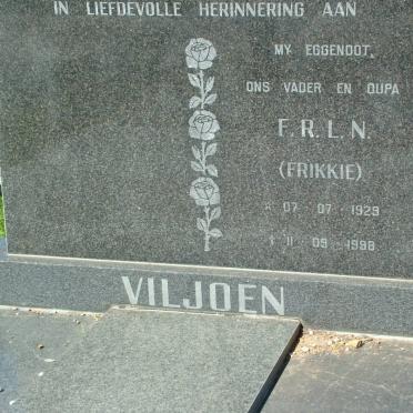 VILJOEN F.R.L.N. 1929-1998