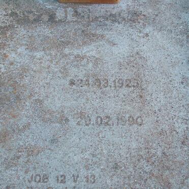 WESSELS ? 1925-1990
