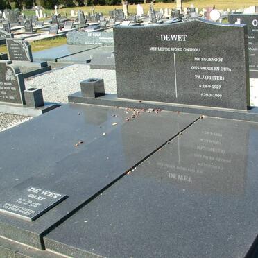 WET P.A.J., de 1927-1999 :: DE WET Gaaf 1956-2008