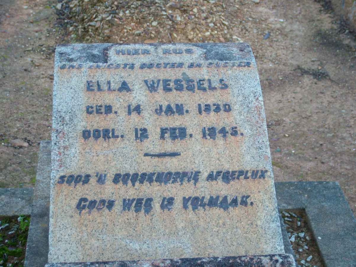 WESSELS Ella 1930-1945