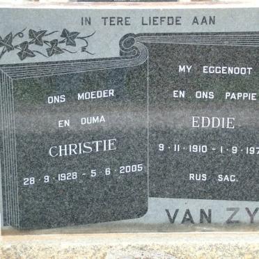 ZYL Eddie, van 1910-1970 &amp; Christie 1928-2005