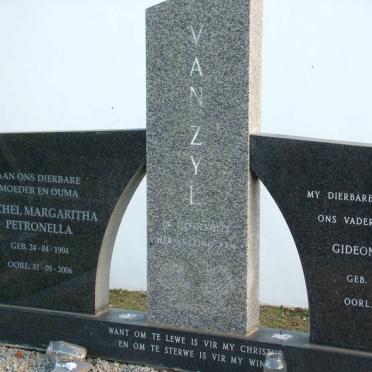 ZYL Gideon Hendrik, van 1902-1984 &amp; Rachel Margaritha Petronella 1904-2006