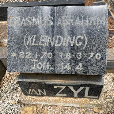 ZYL Erasmus Abraham, van 1970-1970