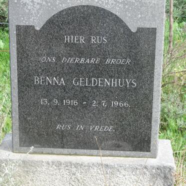 GELDENHUYS Benna 1916-1966