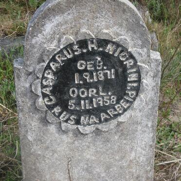 NIGRINI Casparus H. 1871-1958