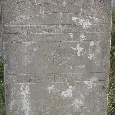 TOIT Petronella Hendrina, du 1877-1948