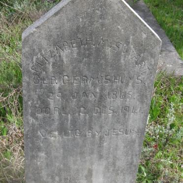 SWART Elizabeth M. nee GERMISHUYS 1865-1941