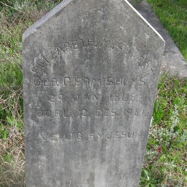 SWART Elizabeth M. nee GERMISHUYS 1865-1941