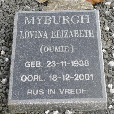 MYBURGH Lovina Elizabeth 1938-2001