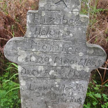 MATTHEE Elizabeth Helena 1855-1937