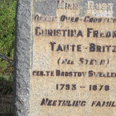 Western Cape, BREDASDORP district, Napier, Klipdale, Grauw Heuvel 3, Neethlingshof, farm cemetery