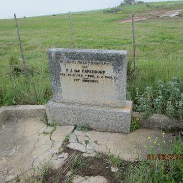 PAPENDORP P.J., van 1881-1942