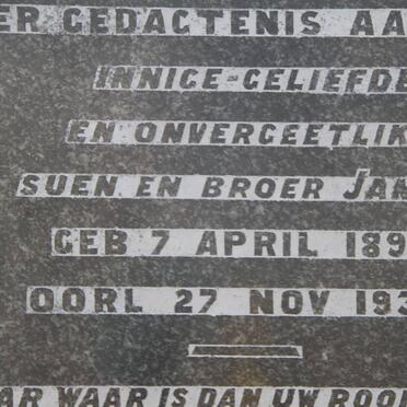 UYS J.N.J.L. 1899-1933