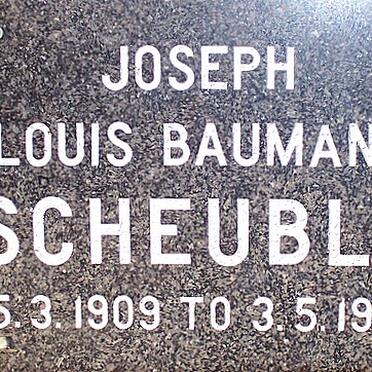 SCHEUBLÉ Joseph Louis Baumann 1909-1986