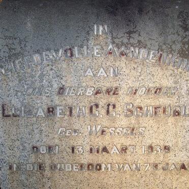 Western Cape, BREDASDORP district, Elandskloof, farm cemetery