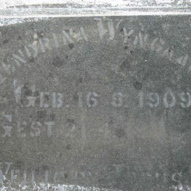 WYNGAARD Hendrina 1909-19??