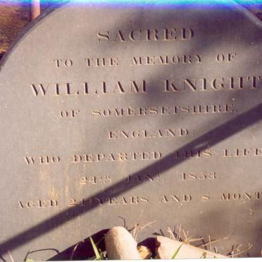 KNIGHT William -1853