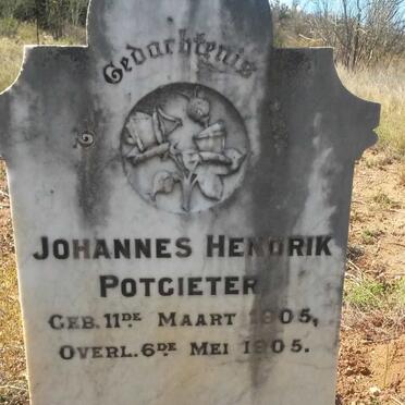 POTGIETER Johannes Hendrik 1905-1905