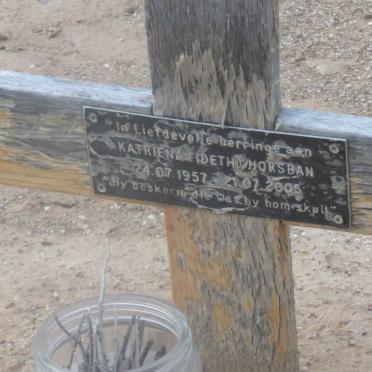 Western Cape, CALITZDORP district, Gamkarivier, Farm 35, farm cemetery