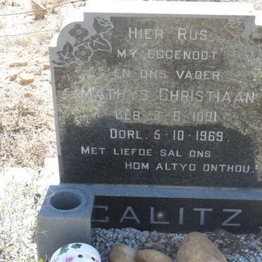 CALITZ Mathys Christiaan 1891-1969