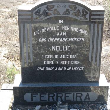 FERREIRA Nellie 1871-1962