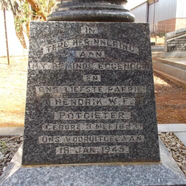 POTGIETER Hendrik W.F. 1893-1945