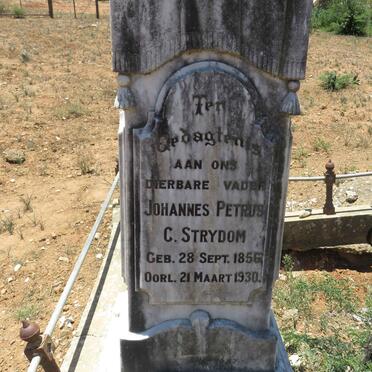 STRYDOM Johannes Petrus C. 1856-1930