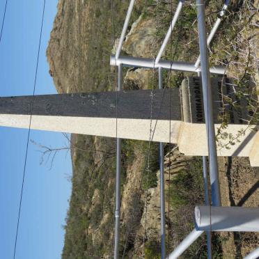 Western Cape, CALITZDORP district, R327, Roadside Memorial