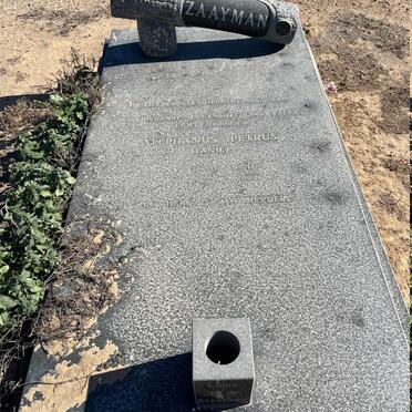 ZAAYMAN Stephanus Petrus 1951-2000 