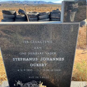 OLIVIER Stephanus Johannes Ockert 1893-1969 &amp; Jacoba Johanna VAN GREUNEN 1901-1967