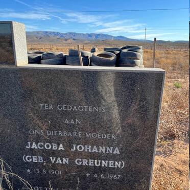 OLIVIER Stephanus Johannes Ockert 1893-1969 &amp; Jacoba Johanna VAN GREUNEN 1901-1967 