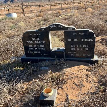 OLIVIER Mattheus Johannes 1865-1938 &amp; Hester Maria Magritha 1873-1957