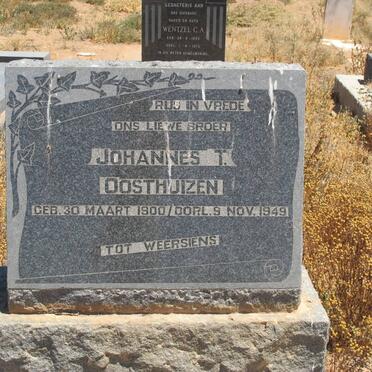 OOSTHUIZEN Johannes T. 1900-1949