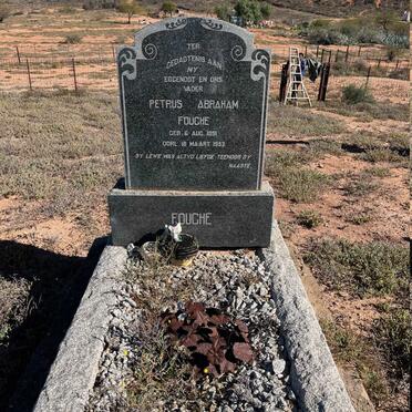 FOUCHE Petrus Abraham 1891-1953