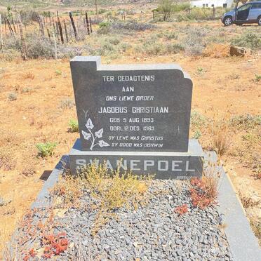 SWANEPOEL Jacobus Christiaan 1893-1969