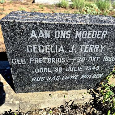 TERRY Cecelia J. nee PRETORIUS 1880-1949