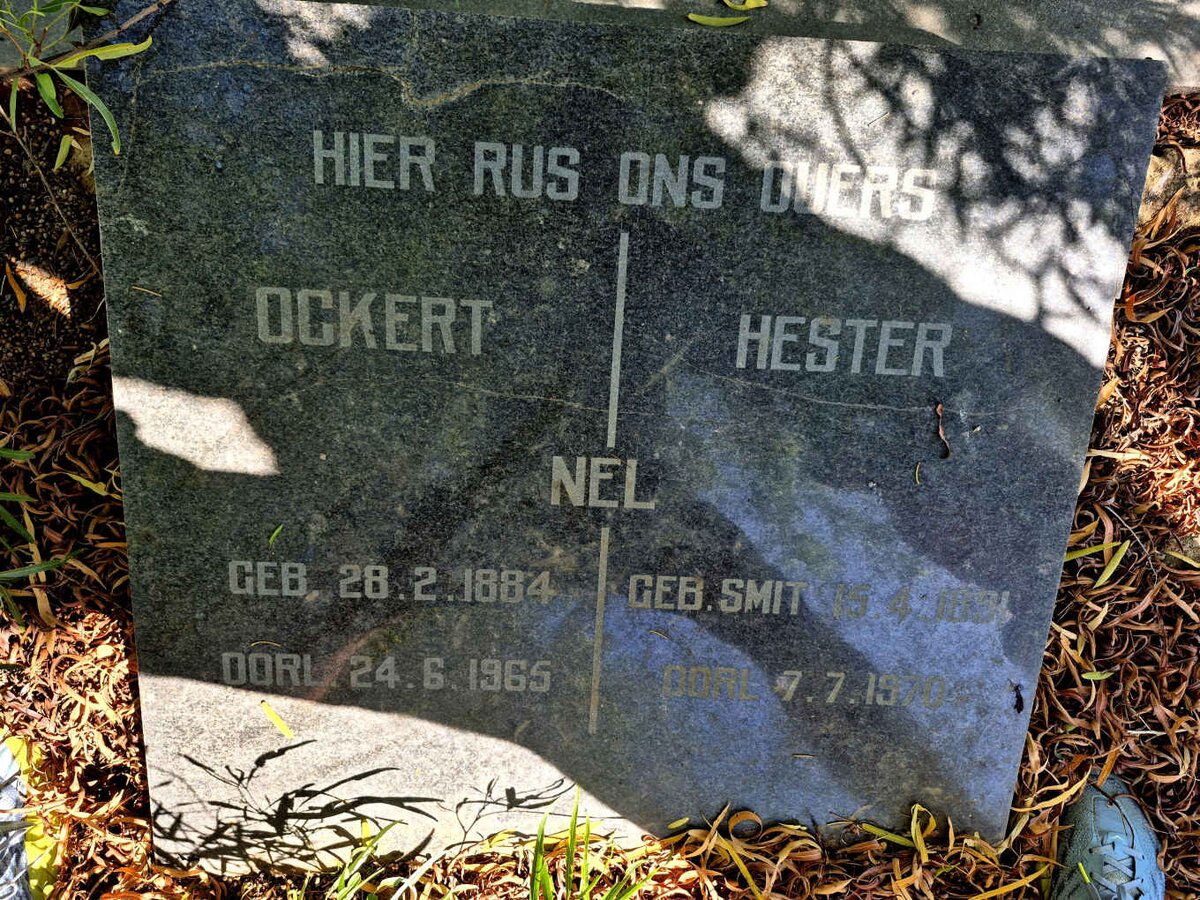 NEL Ockert 1884-1965 & Hester SMIT 1891-1970_1