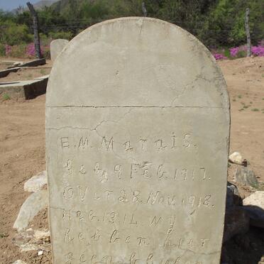 MARAIS E.M. 1917-1918