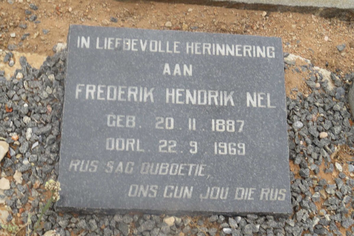 NEL Frederik Hendrik 1887-1969