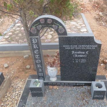 PRETORIUS Jacobus C. 1943-2001