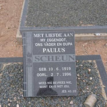 SCHEUN Paulus 1919-1996