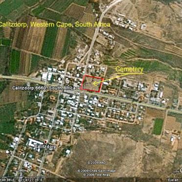Western Cape, CALITZDORP, Old cemetery