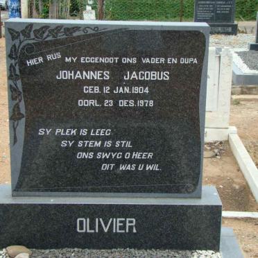 OLIVIER Johannes Jacobus 1904-1978