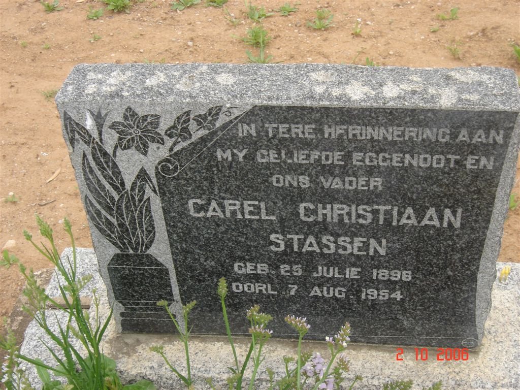 STASSEN Carel Christiaan 1896-1954