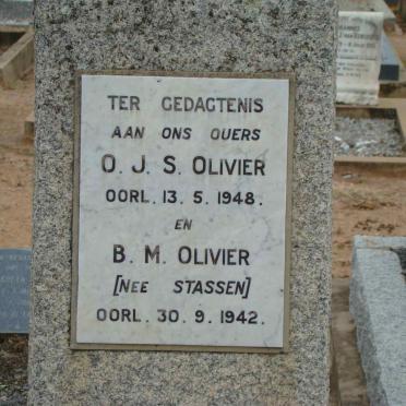 OLIVIER O.J.S. -1948 &amp; B.M. STASSEN -1942